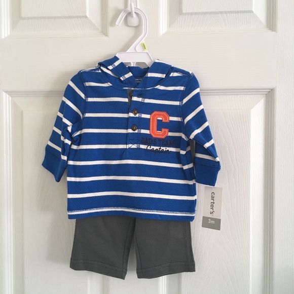 Carter's Hooded Top and Pant Set - Picture 1 of 2